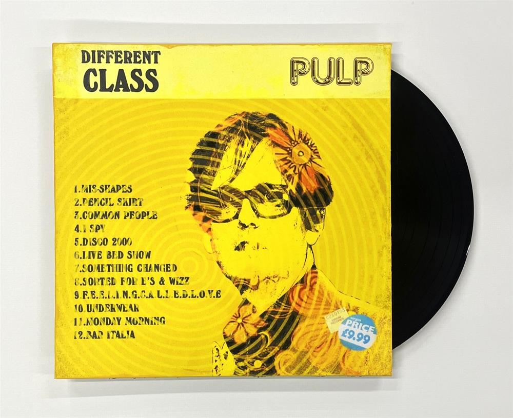 Linda Charles - 'Different Class - Retro Records' - Framed Original Artwork