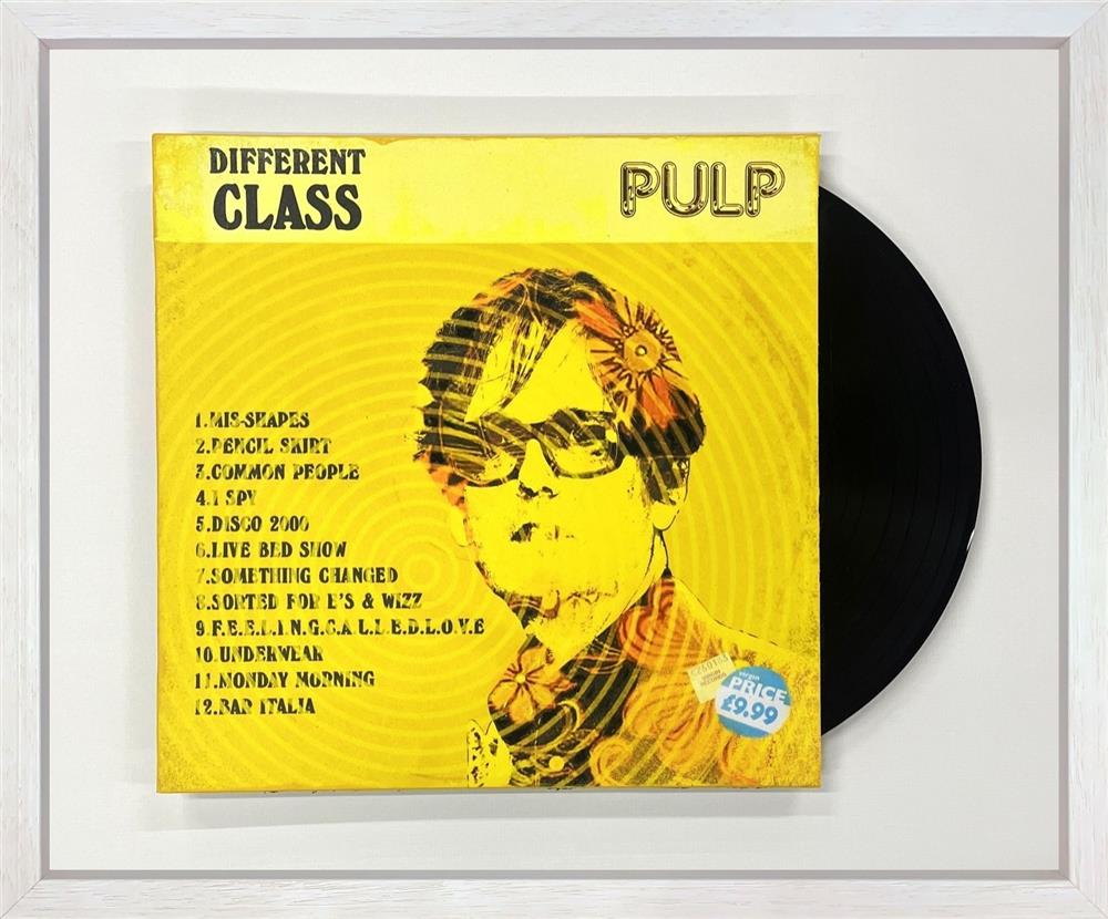 Linda Charles - 'Different Class - Retro Records' - Framed Original Artwork