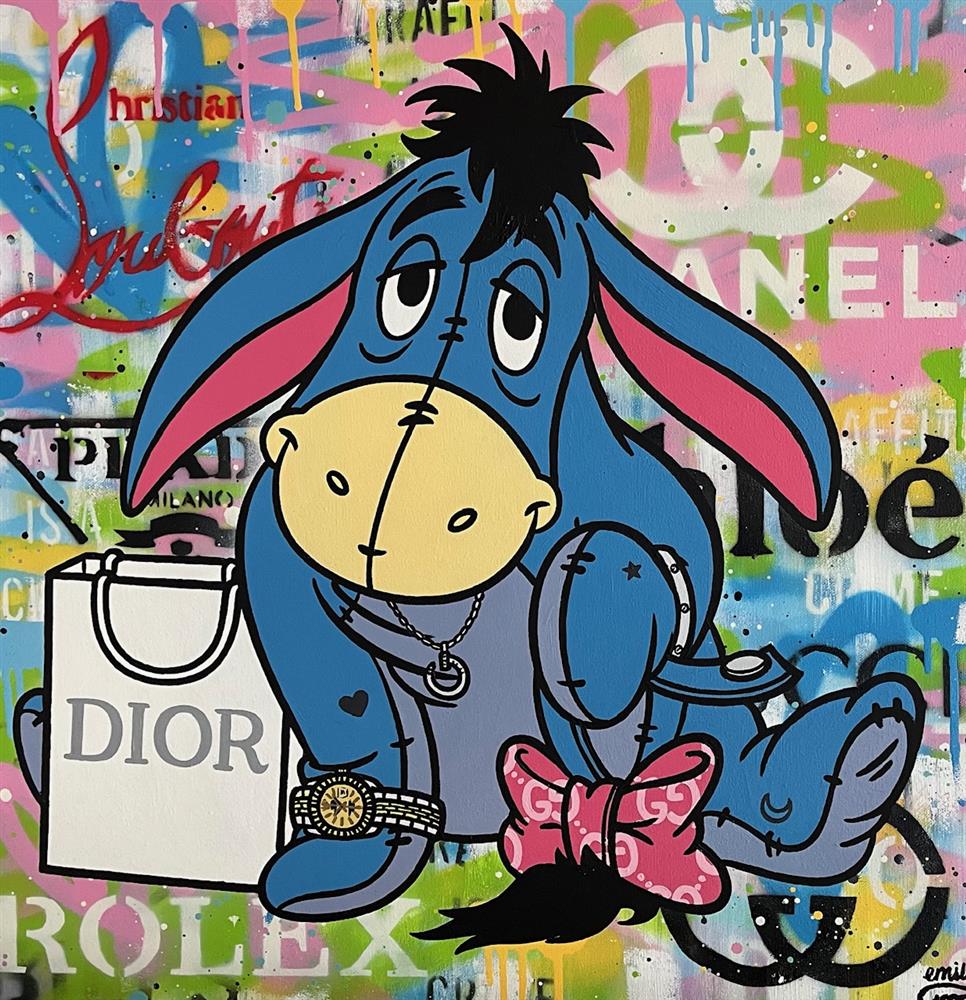 Emily Crook - 'Dior Donkey' - Framed Original Art
