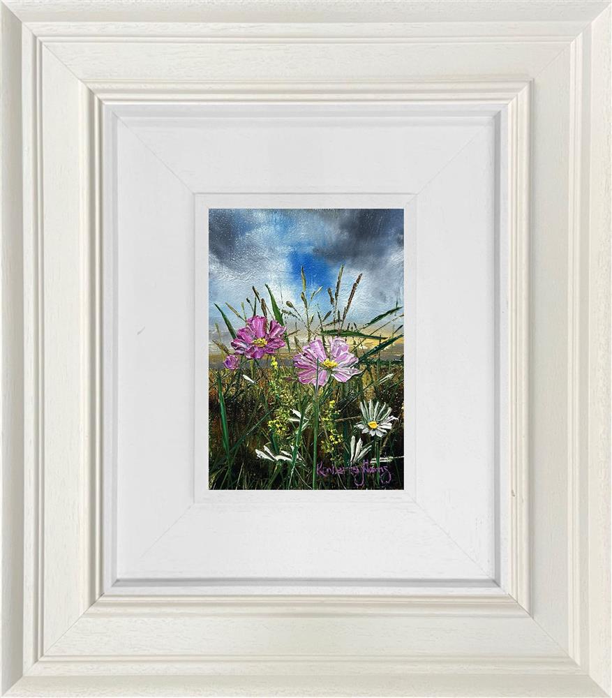 Kimberley Harris - 'Distant Valley' - Miniature size' - Framed Original Art