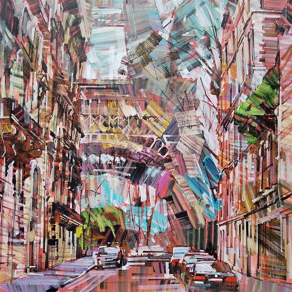 Colin Brown - 'Distant Tower' - Framed Original Artwork