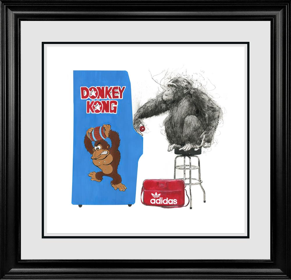 Scott Tetlow - 'Donkey Kong' - Framed Original Art