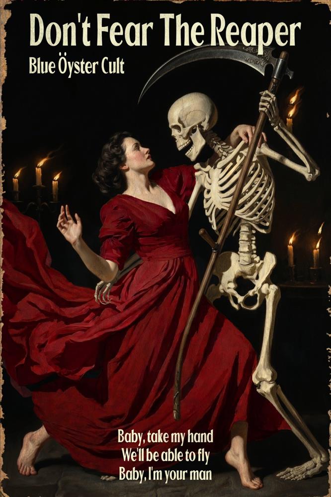 Linda Charles - 'Don't Fear The Reaper' - Framed Original Artwork