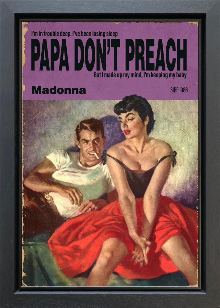 Linda Charles - 'Don't Preach' - Framed Original Artwork