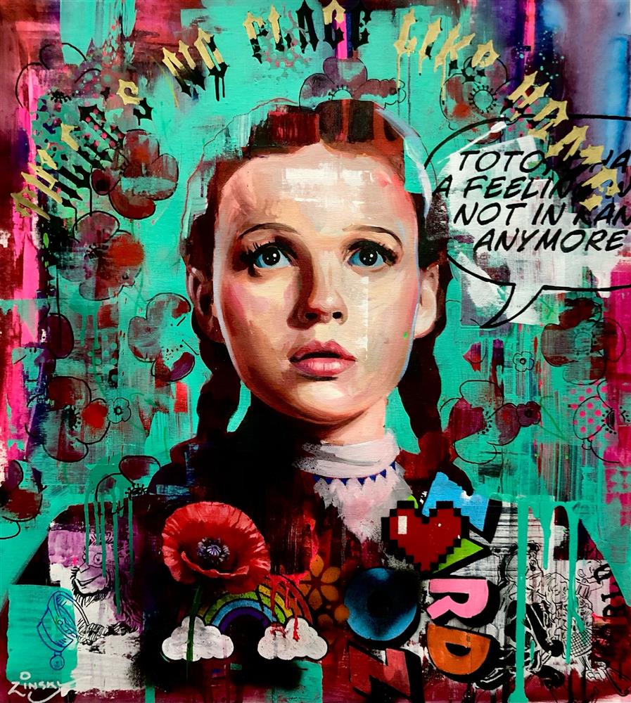 Zinsky - 'Dorothy' - Framed Original Artwork