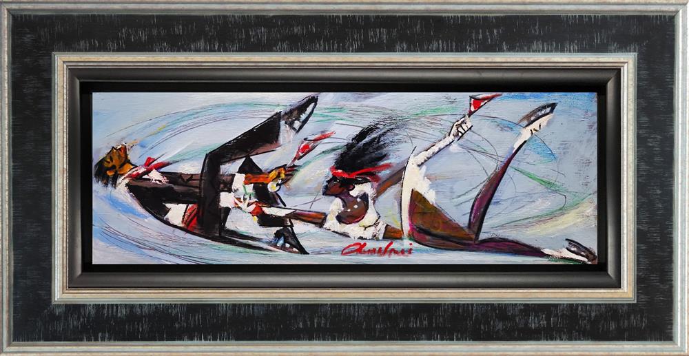 Andrei Protsouk - 'Double Twist Spin' - Framed Original Artwork