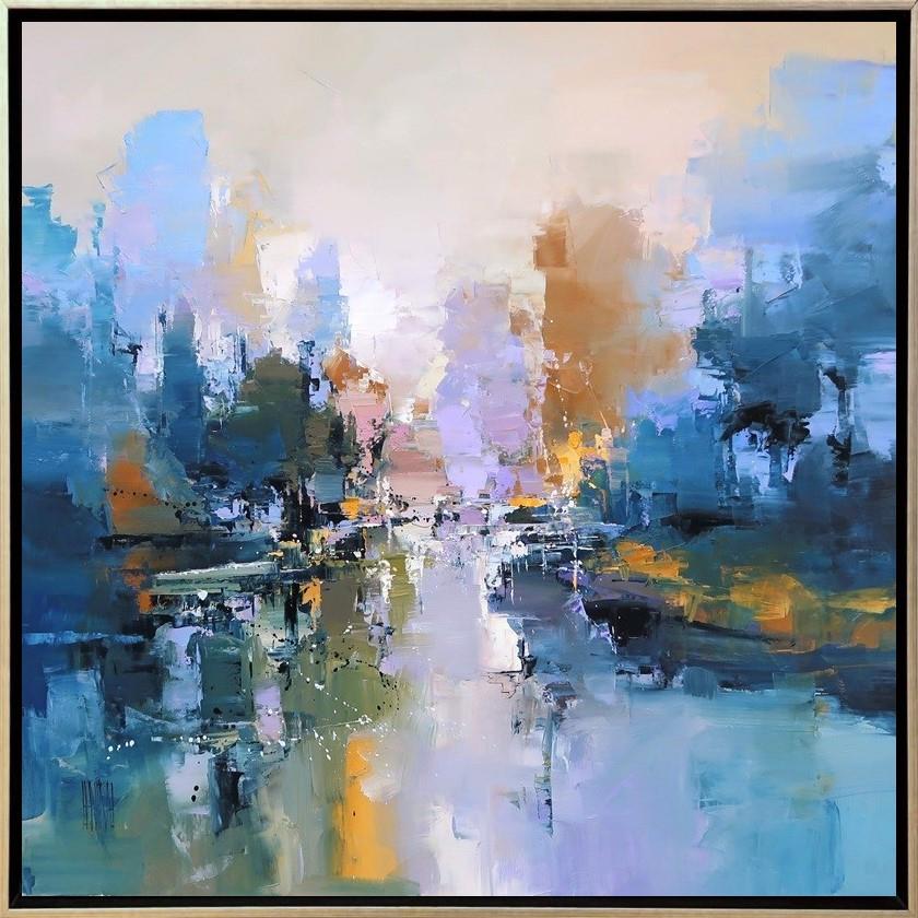 Hervé Lenouvel  'Douceur Des Rives' - Framed Original Artwork