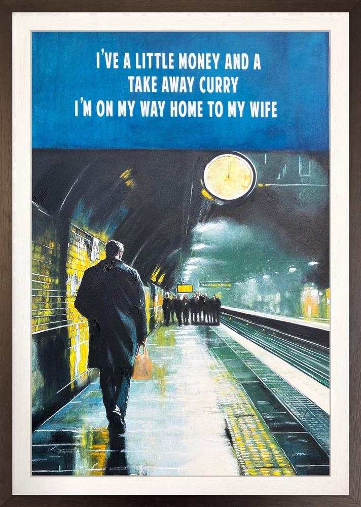 Linda Charles - 'Down In The Tube Station At Midnight - ReMastered' - Framed Original Artwork