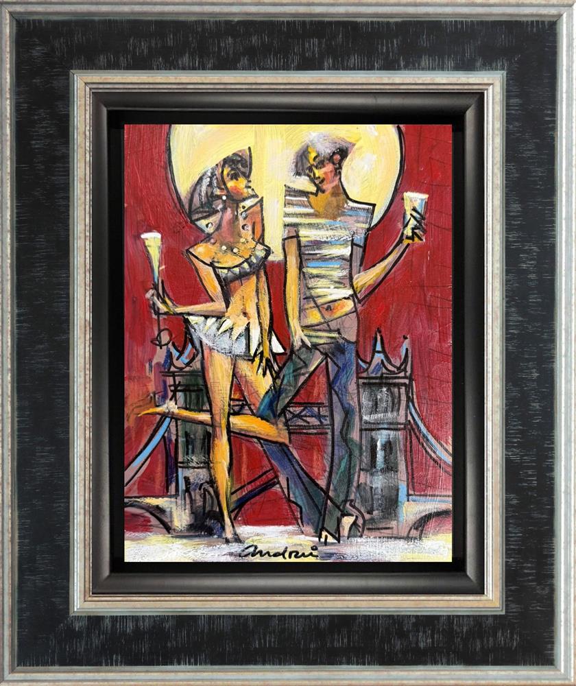 Andrei Protsouk - 'Draw Bridge Love' - Framed Original Artwork