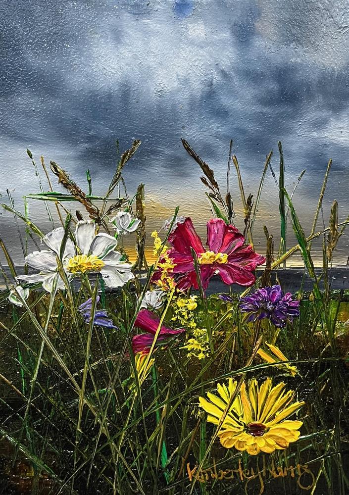 Kimberley Harris - 'Dreaming Of Wildflowers' - Framed Original Artwork