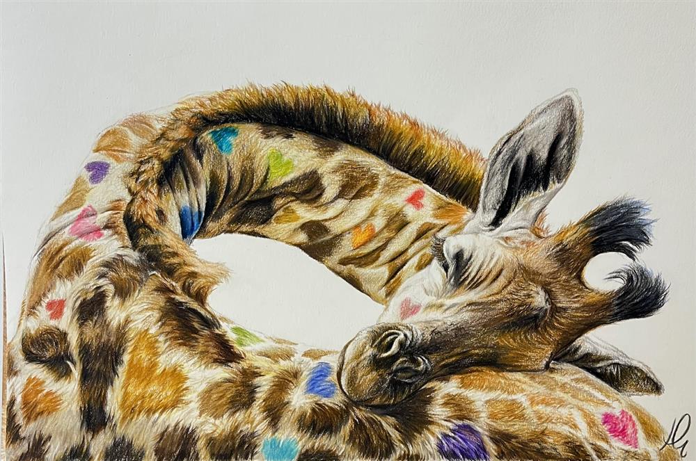 Hayley Goodhead - 'Dreaming Of You - Study' - Framed Original Artwork