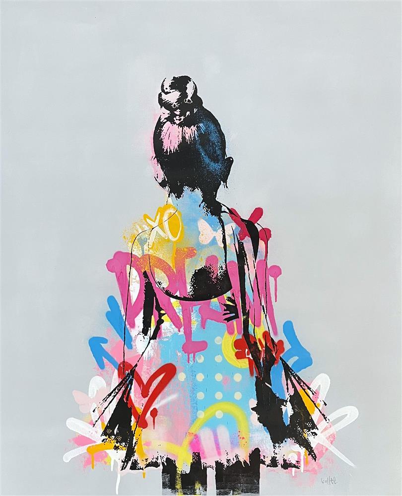 Bollee Patino - 'Dreams' - Framed Original Artwork