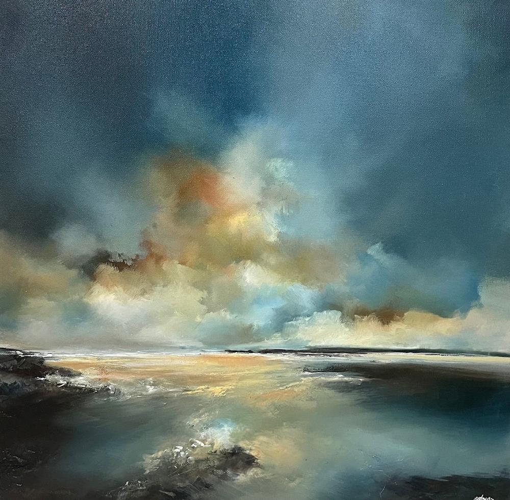 Alison Johnson - 'Drift Of Clouds, Drift Of Time' - Framed Original Artwork