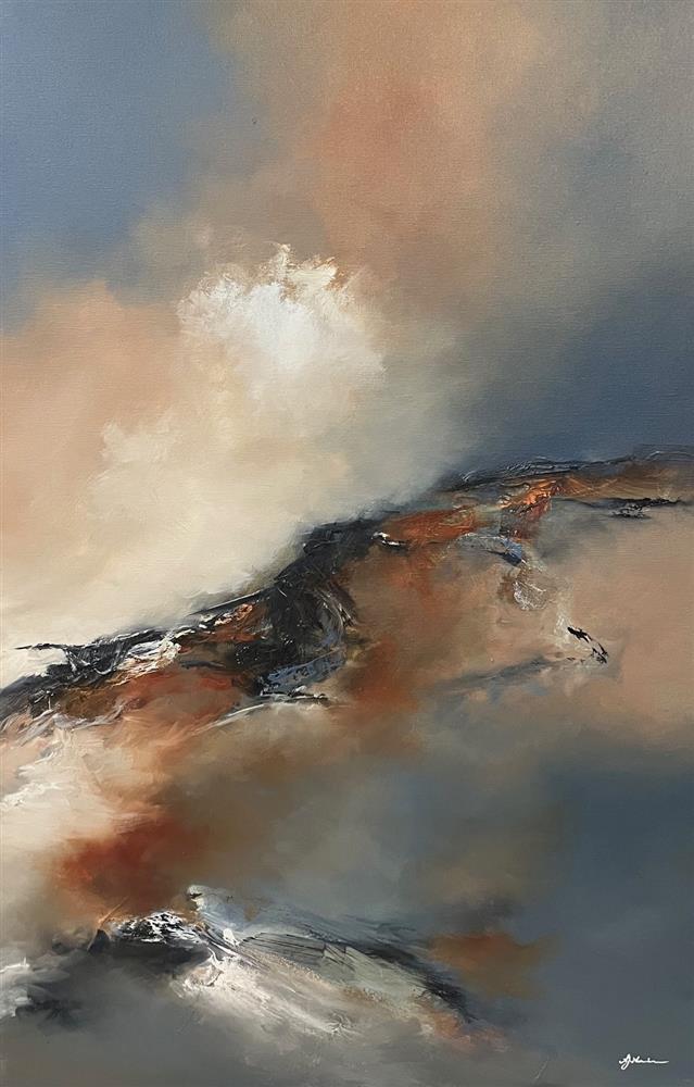 Alison Johnson - 'Drifting Tides II' - Framed Original Artwork