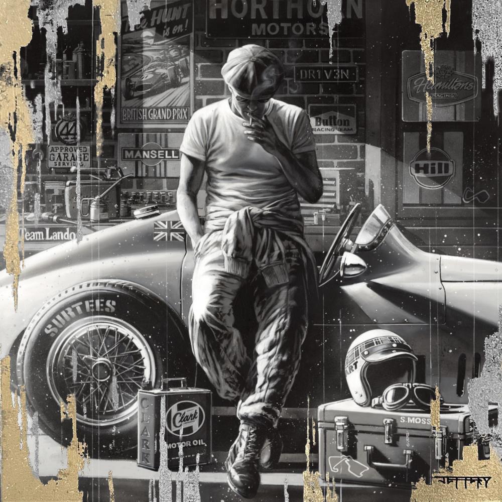 Ben Jeffery - 'Driven' - Framed Studio Edition Deluxe Canvas