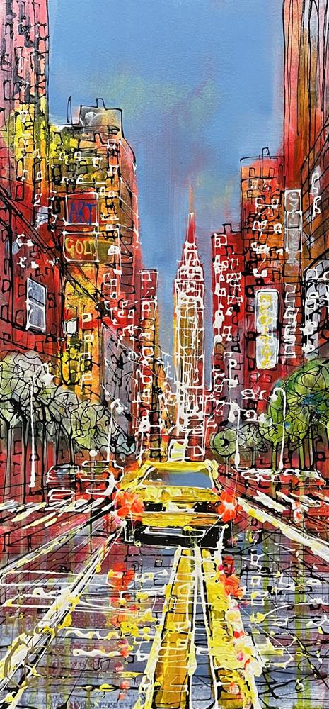 Nigel Cooke - 'Driving Down Fifth' - Framed Original Artwork