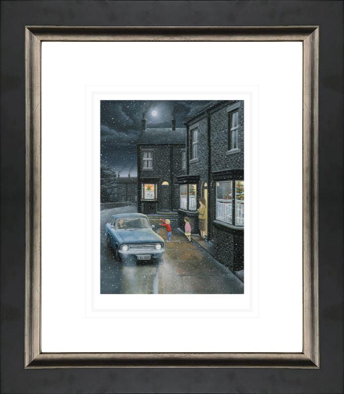 Leigh Lambert - 'Driving Home For Christmas' - Paper - Framed Limited Edition Art