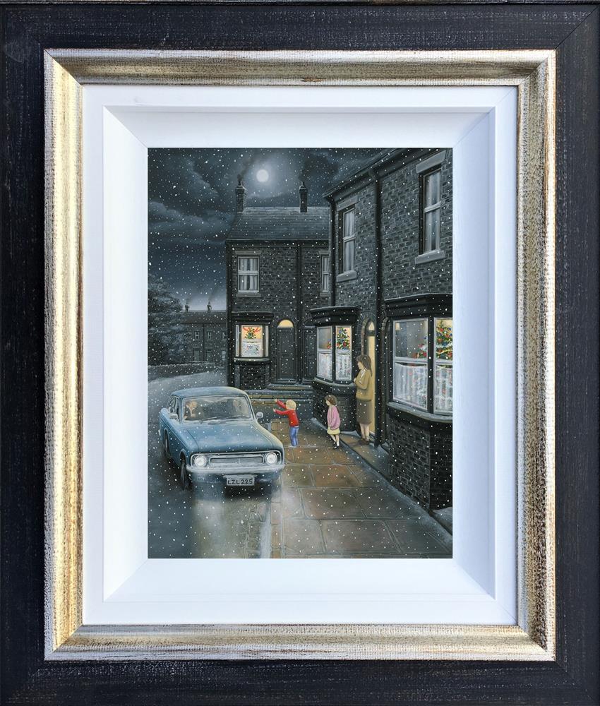 Leigh Lambert - 'Driving Home For Christmas' - Framed Original Artwork
