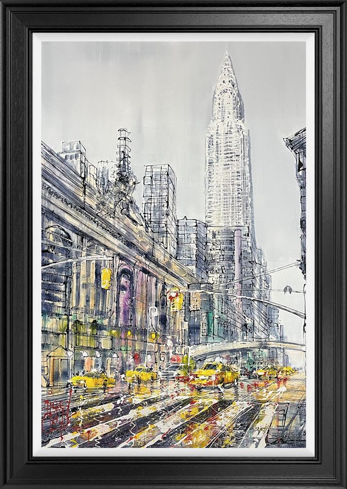 Nigel Cooke - 'Driving Past Grand Central' - Framed Original Artwork