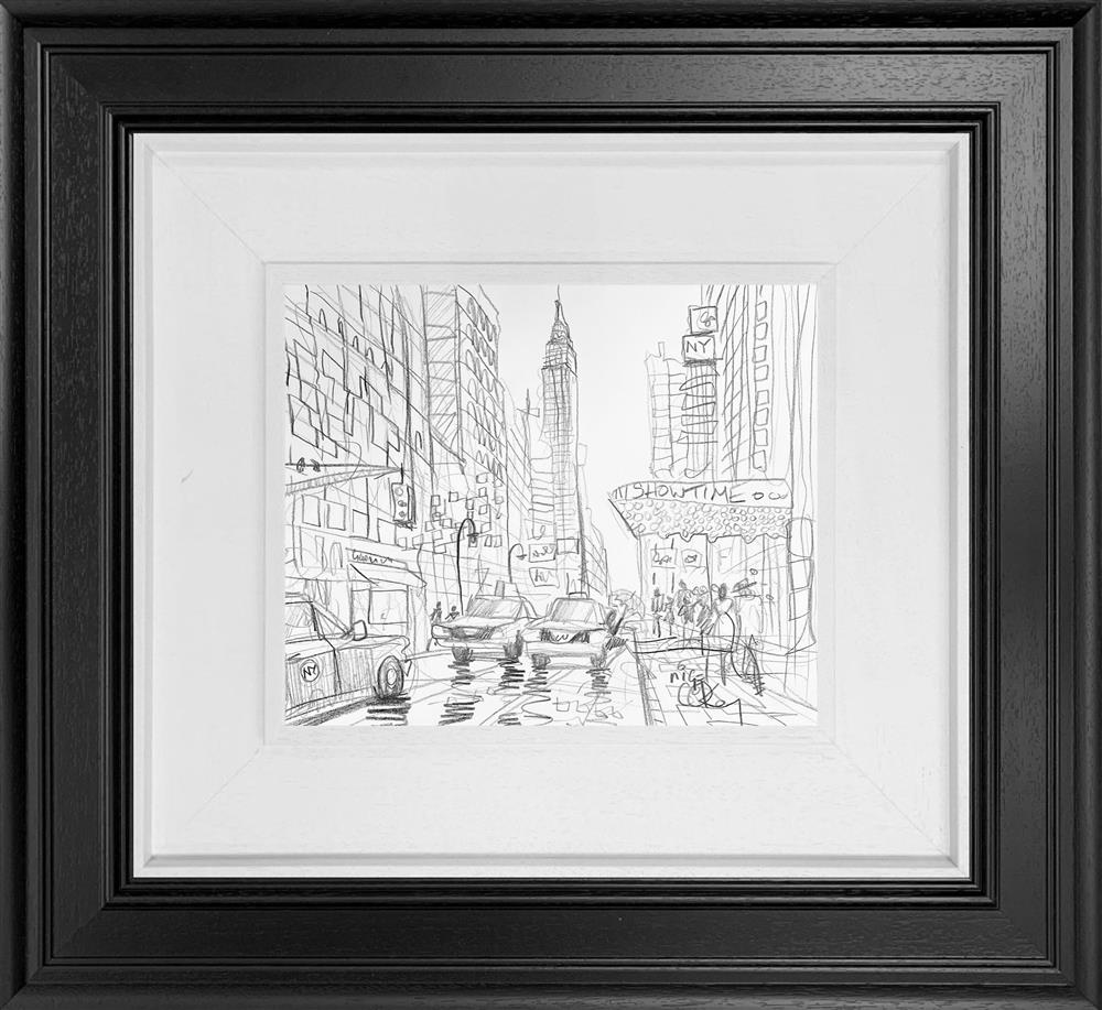 Nigel Cooke - 'Driving Through NYC' - Framed Original Study