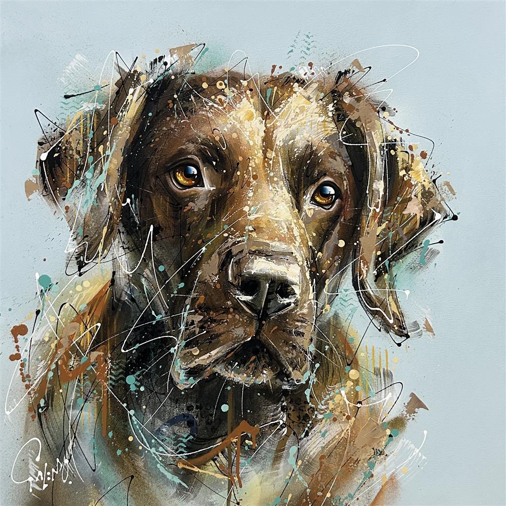 Joe Galindo - 'Duke' - Framed Original Artwork