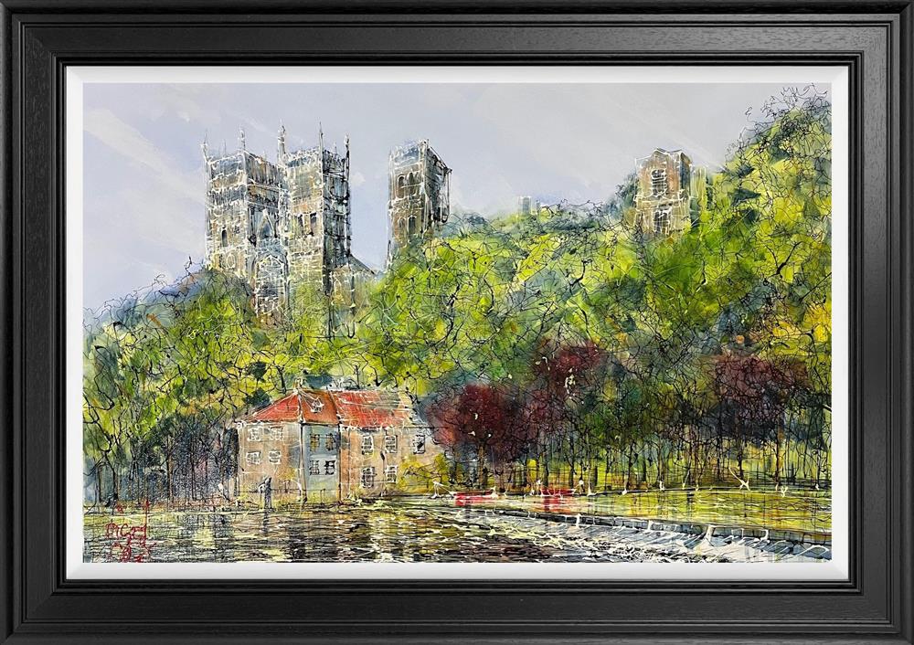 Nigel Cooke - 'Durham Cathedral'  - Framed Original Artwork