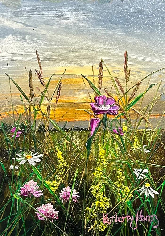 Kimberley Harris - 'Dusk In The Fields' - Framed Original Artwork