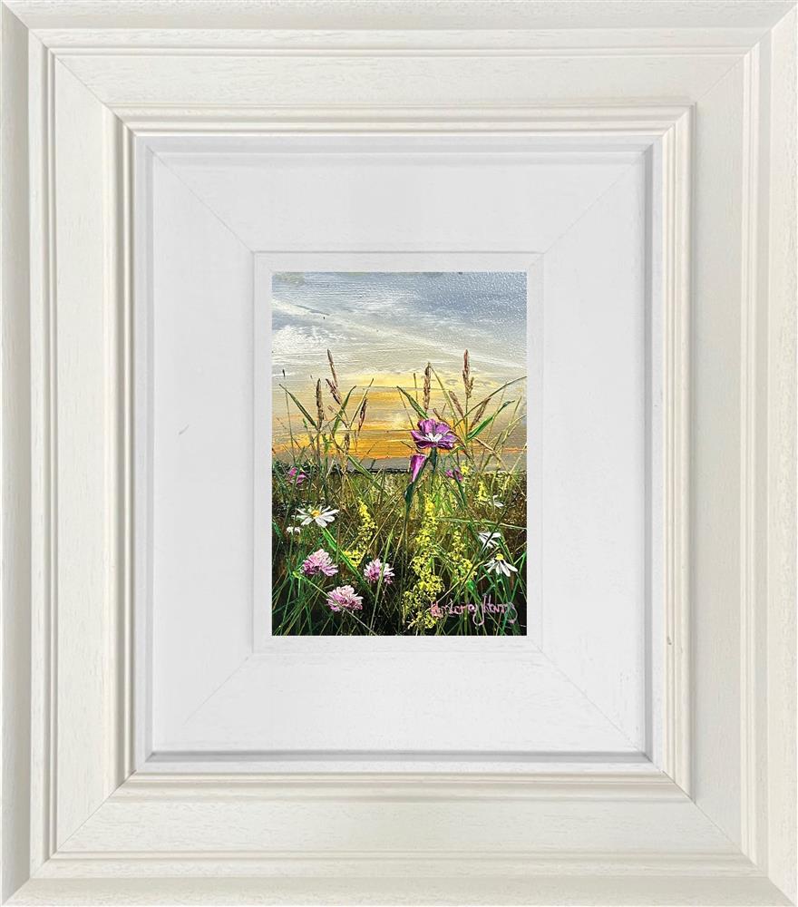 Kimberley Harris - 'Dusk In The Fields' - Framed Original Artwork