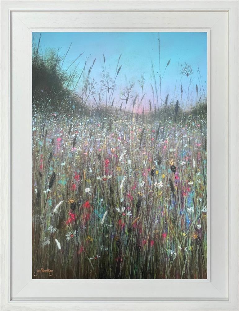 Jo Starkey- 'Dusk's Pinks Embrace' - Framed Original Artwork