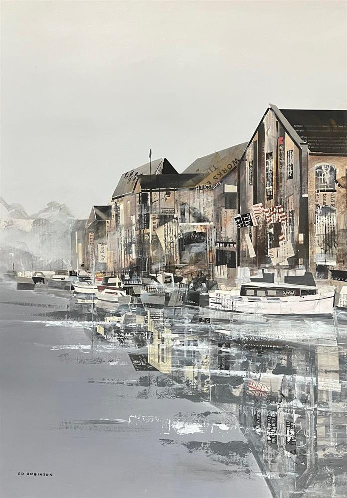 Ed Robinson - 'Early Morning By The River Wensum'  - Framed Original Artwork
