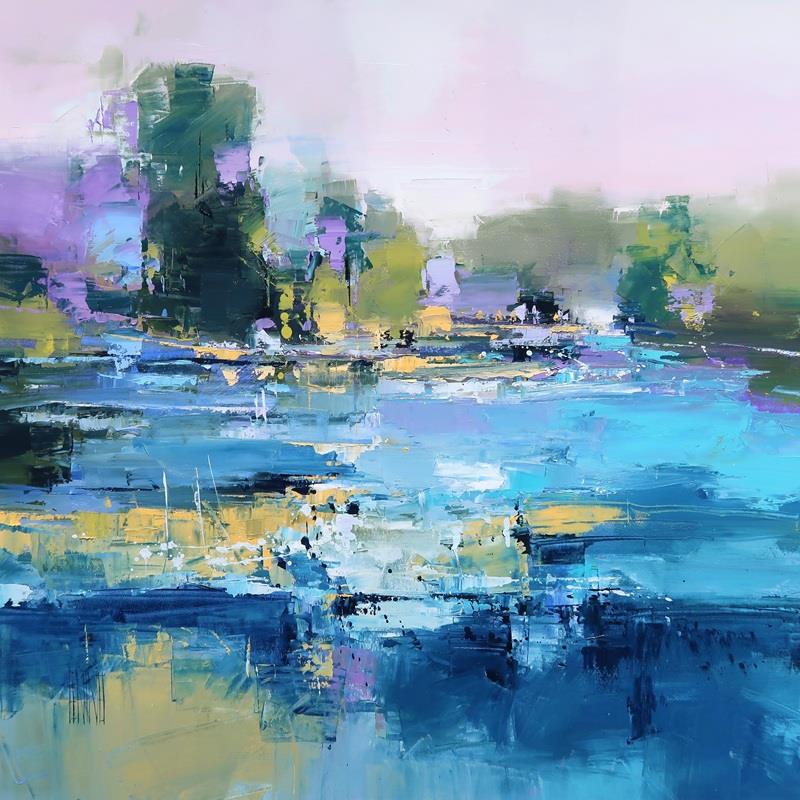 Hervé Lenouvel  'Eaux Profondes' - Framed Original Artwork