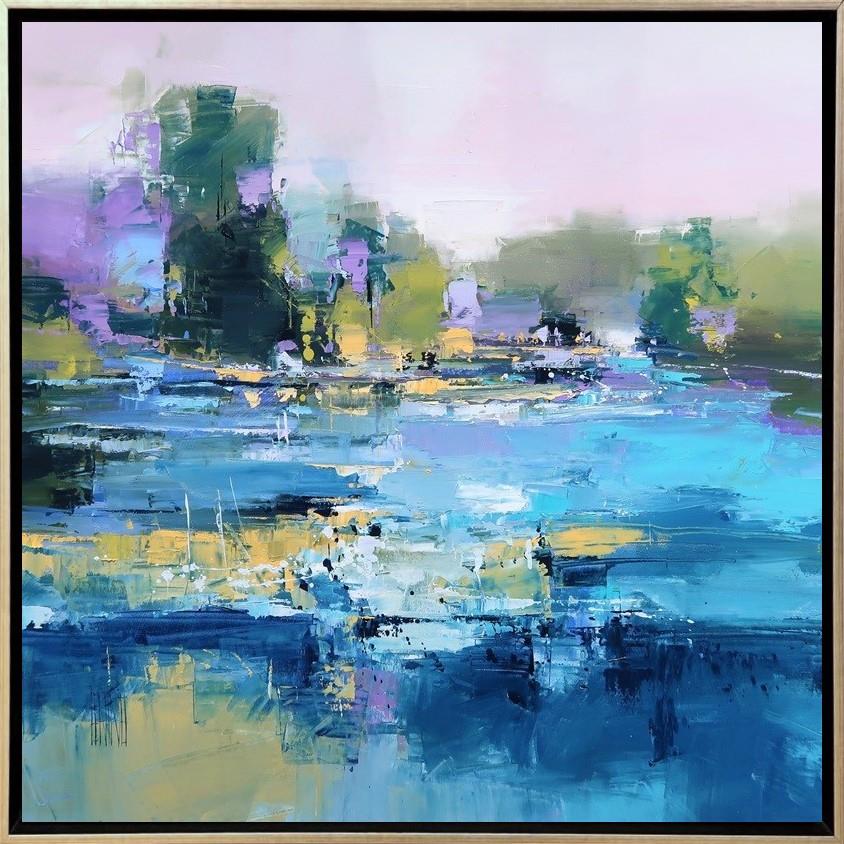 Hervé Lenouvel  'Eaux Profondes' - Framed Original Artwork