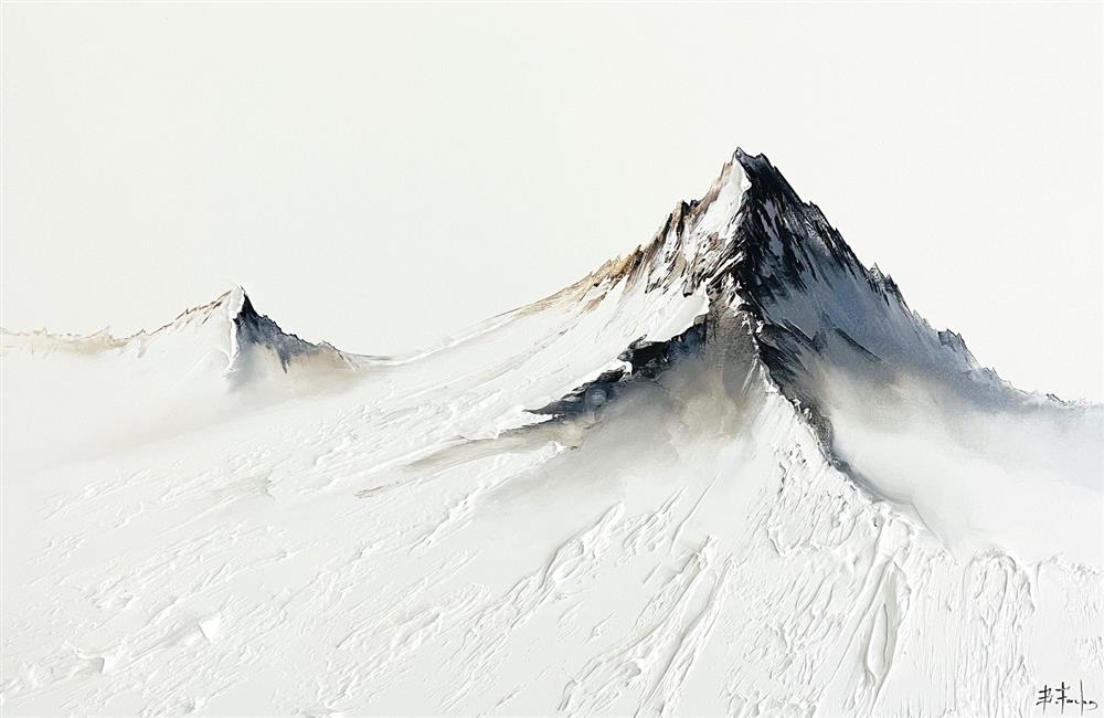 Bozhena Fuchs- 'Echoes Of Snowlight' - Framed Original Artwork