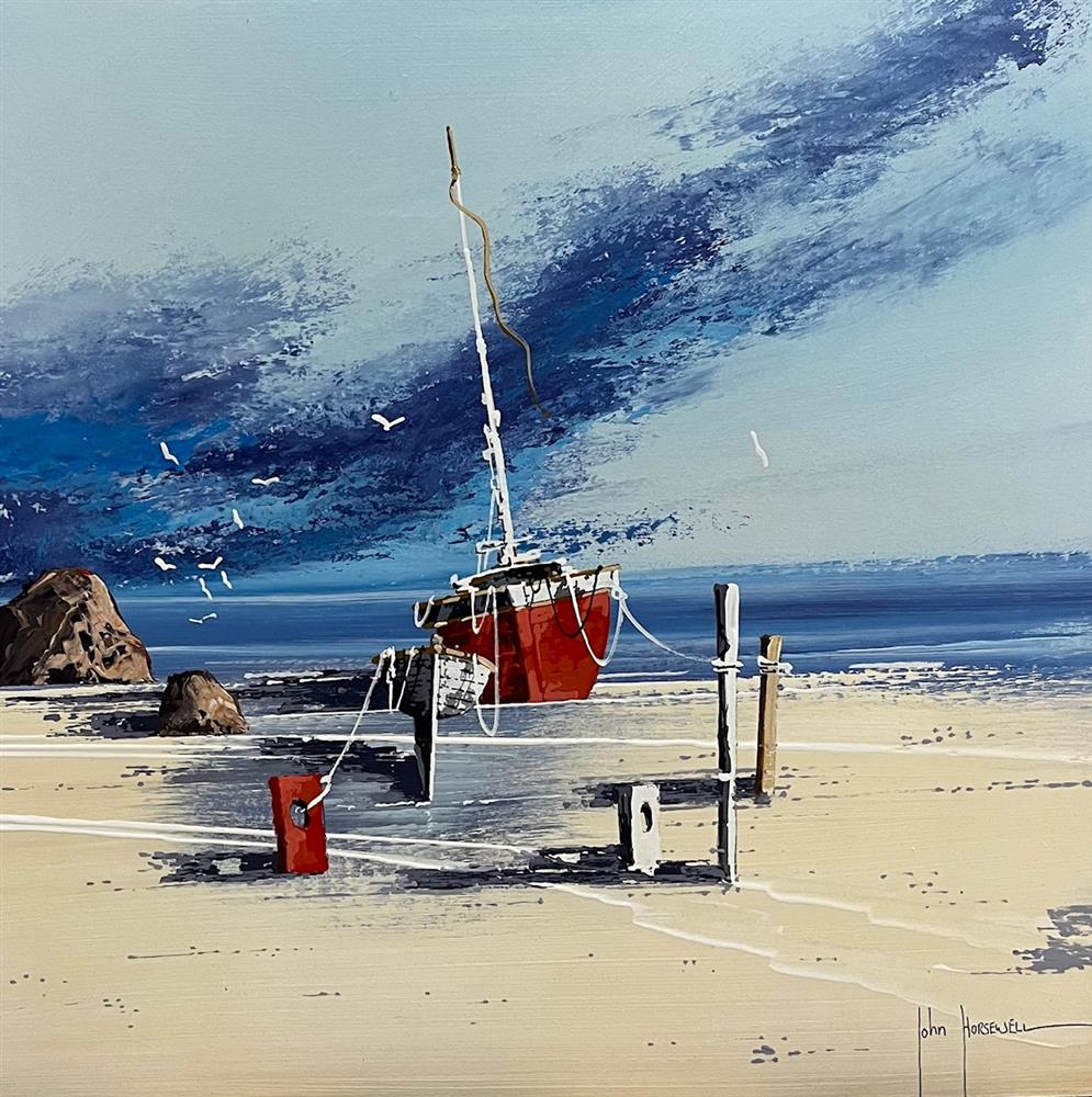 John Horsewell - 'Echoes Of The Shore' - Framed Original Artwork