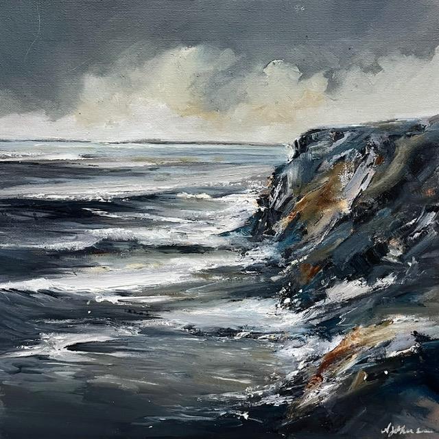 Alison Johnson - 'Echoes On The Tide' - Framed Original Artwork