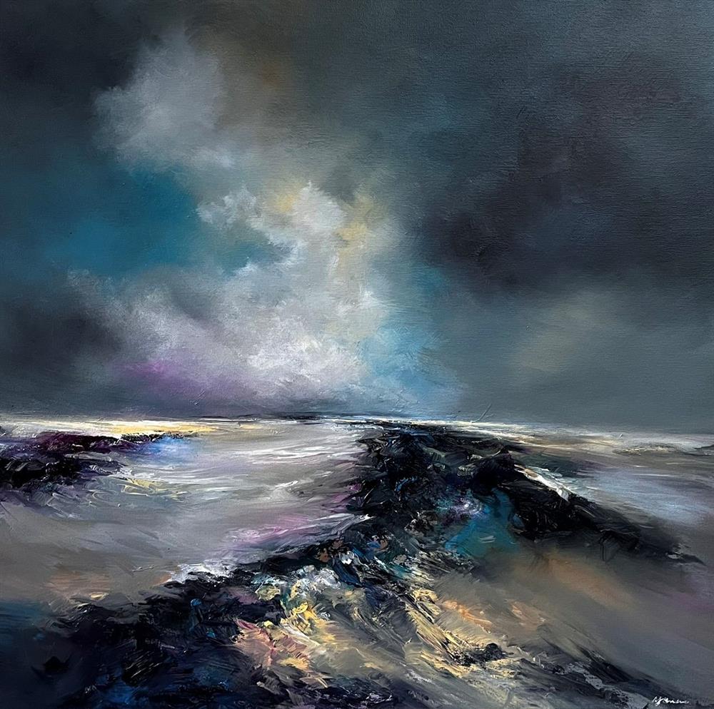 Alison Johnson - 'Echoes Of Morning Rain' - Framed Original Artwork