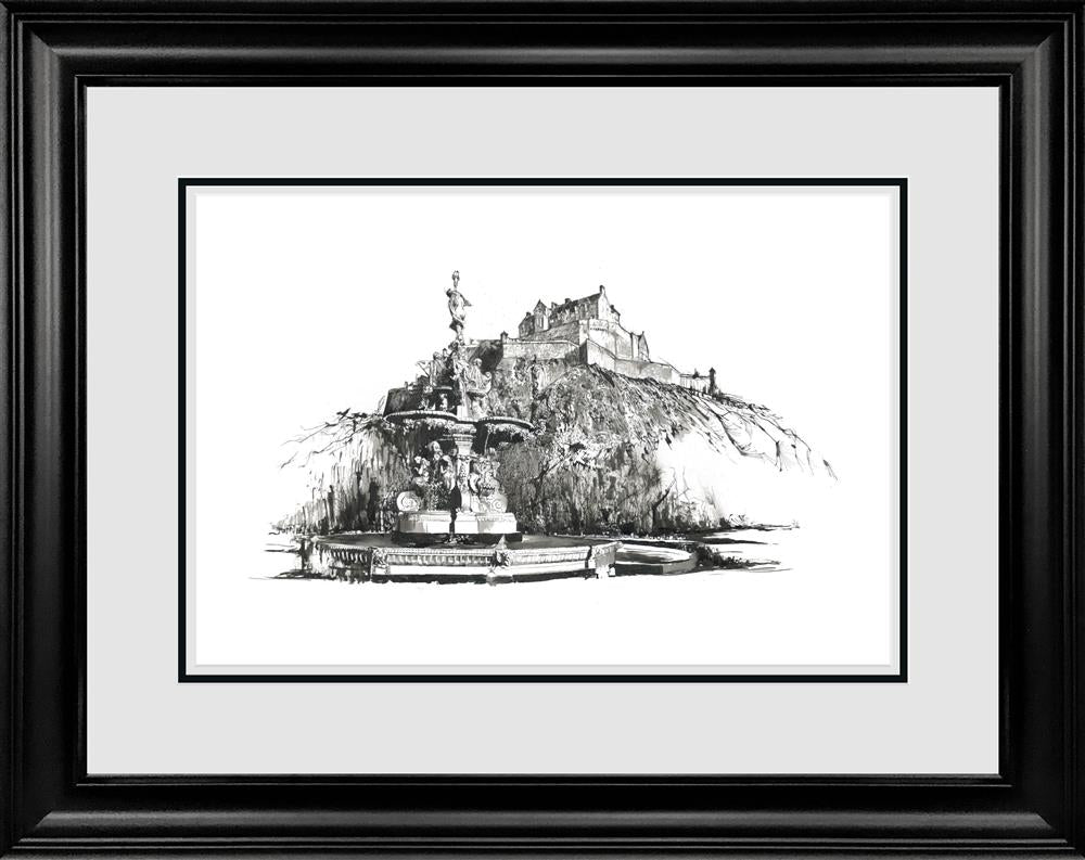 Scott Tetlow - 'Edinburgh Heights' - Framed Original Art