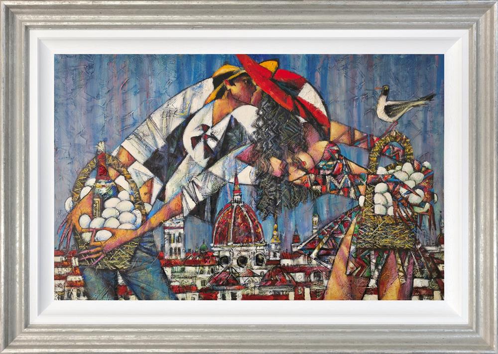 Andrei Protsouk - 'Egg Baskets' - Framed Original Art