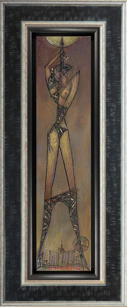 Andrei Protsouk - 'Eiffel Vegas Strip' - Framed Original Art