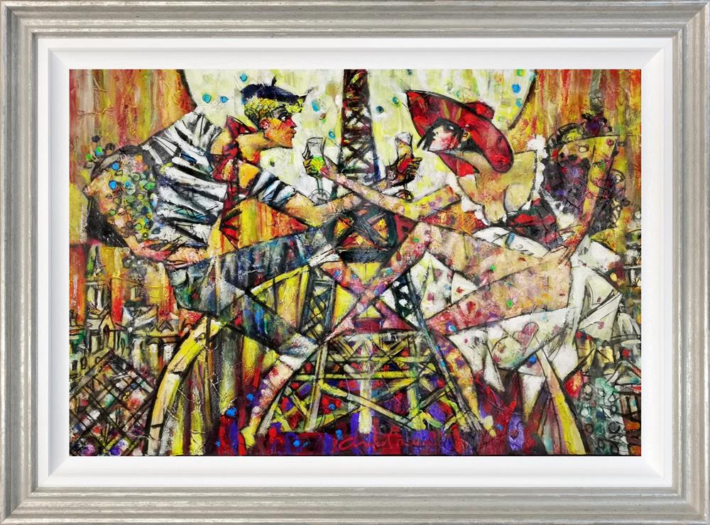 Andrei Protsouk - 'Eiffel Wine' - Framed Original Artwork