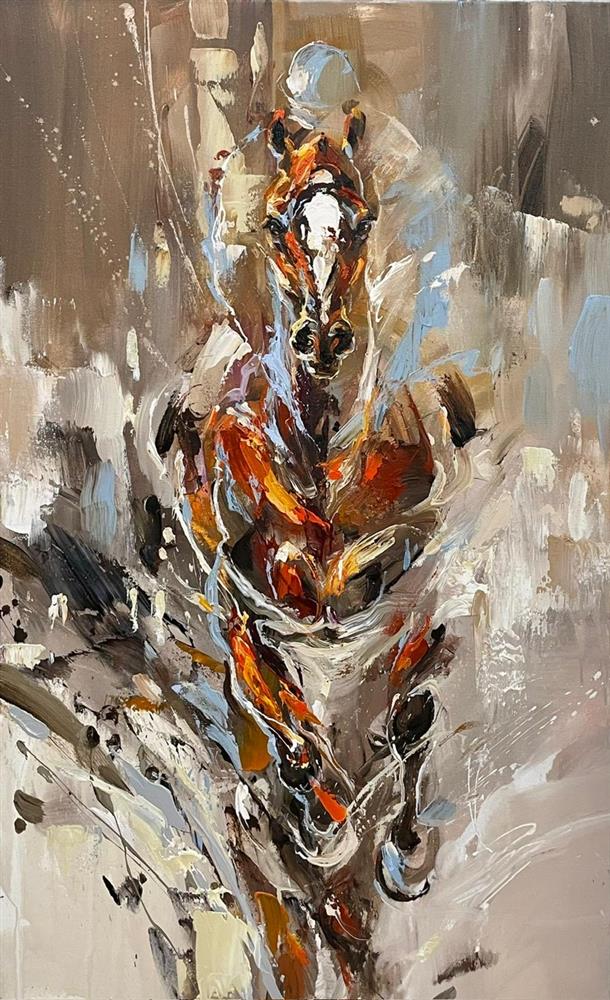 Anna Cher - 'Elegant Power' - Framed Original Artwork