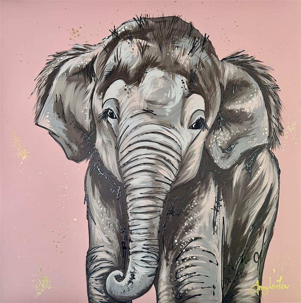 Amy Louise - 'Elmer' - Framed Original Art