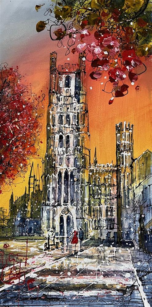 Nigel Cooke - 'Ely In The Evening' - Framed Original Artwork