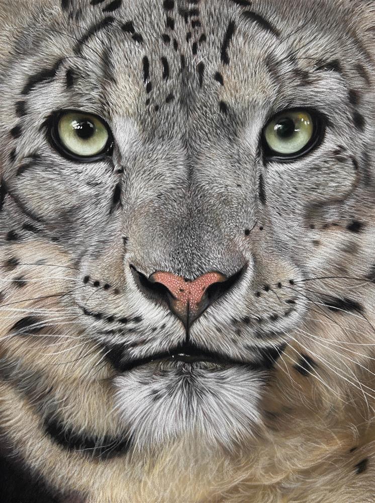 Clare Parkes - 'Emerald Gaze' - Framed Original Artwork