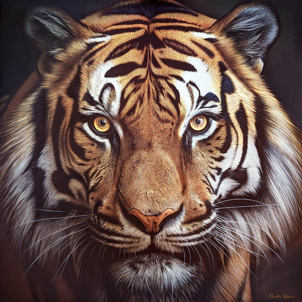 Martin Robson - 'Emperor's Gaze' - Framed Original Art