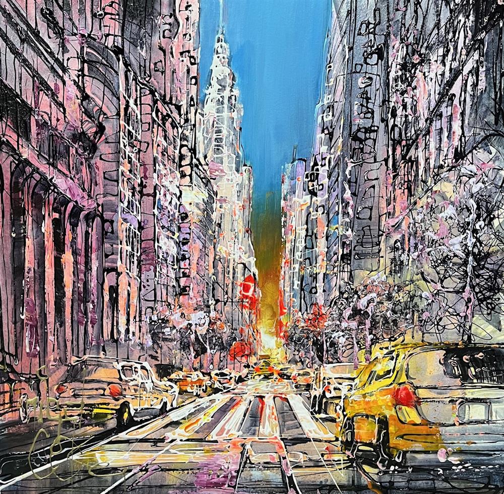 Nigel Cooke - 'Empire Lights' - Framed Original Artwork