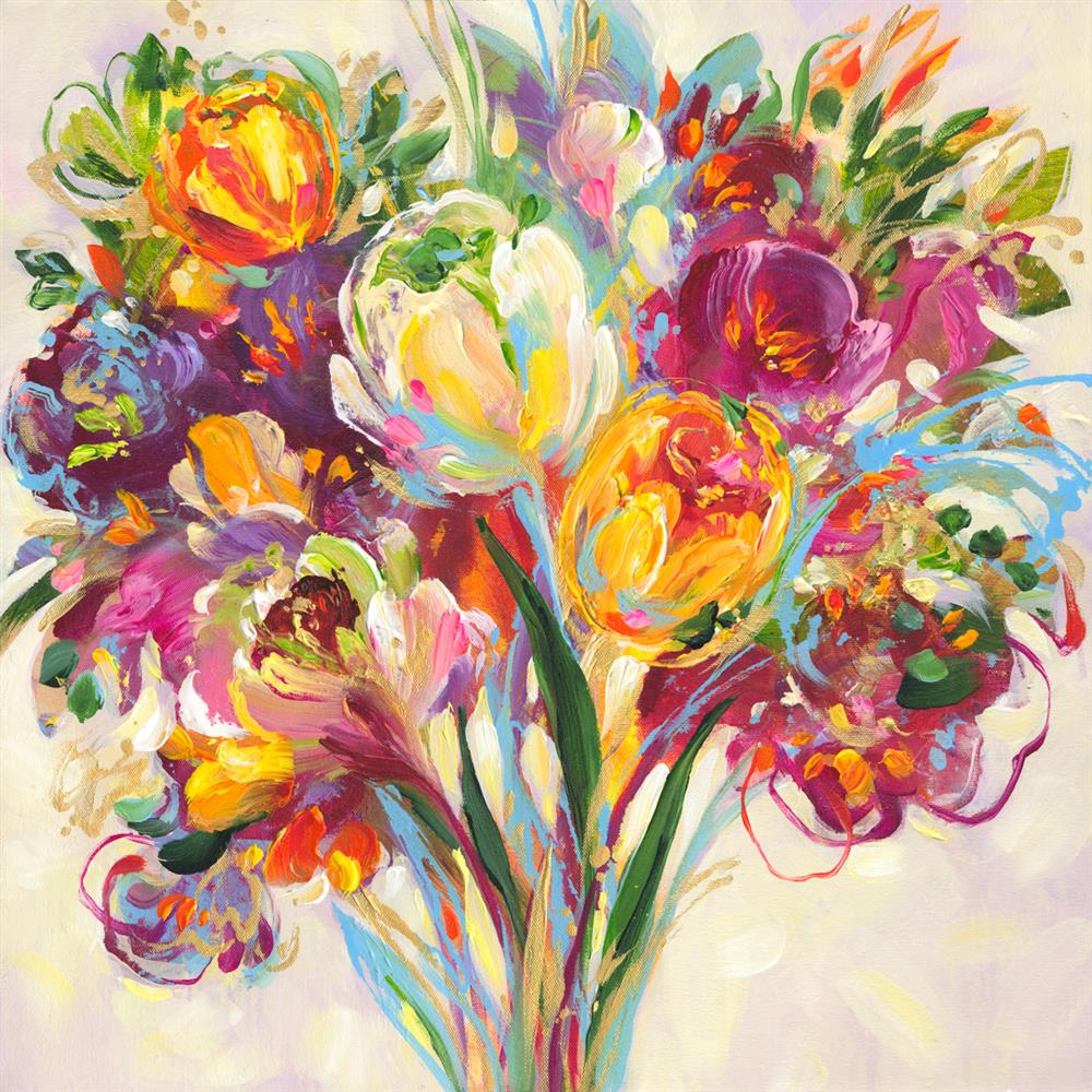 Anna Cher - 'Enchanted Beauty' - Framed Limited Edition Canvas