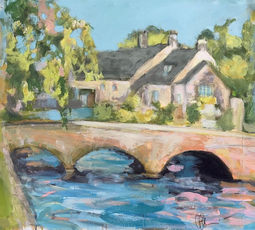 Carrie Clayden - 'Enchanted Village' - Framed Original Artwork