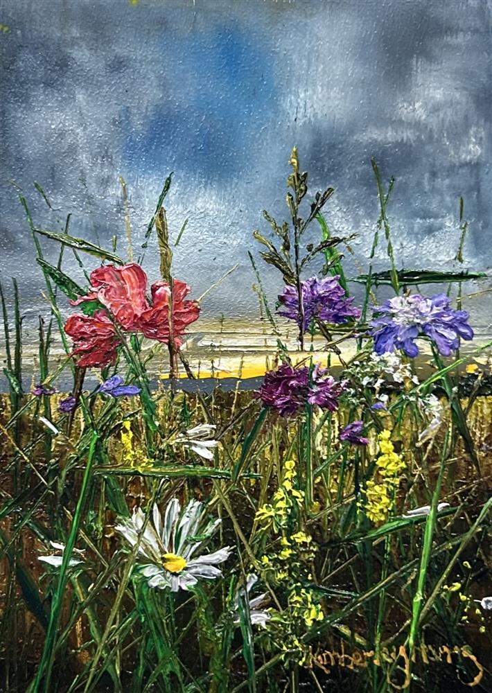 Kimberley Harris - 'Endless Love I' - Miniature size' - Framed Original Art