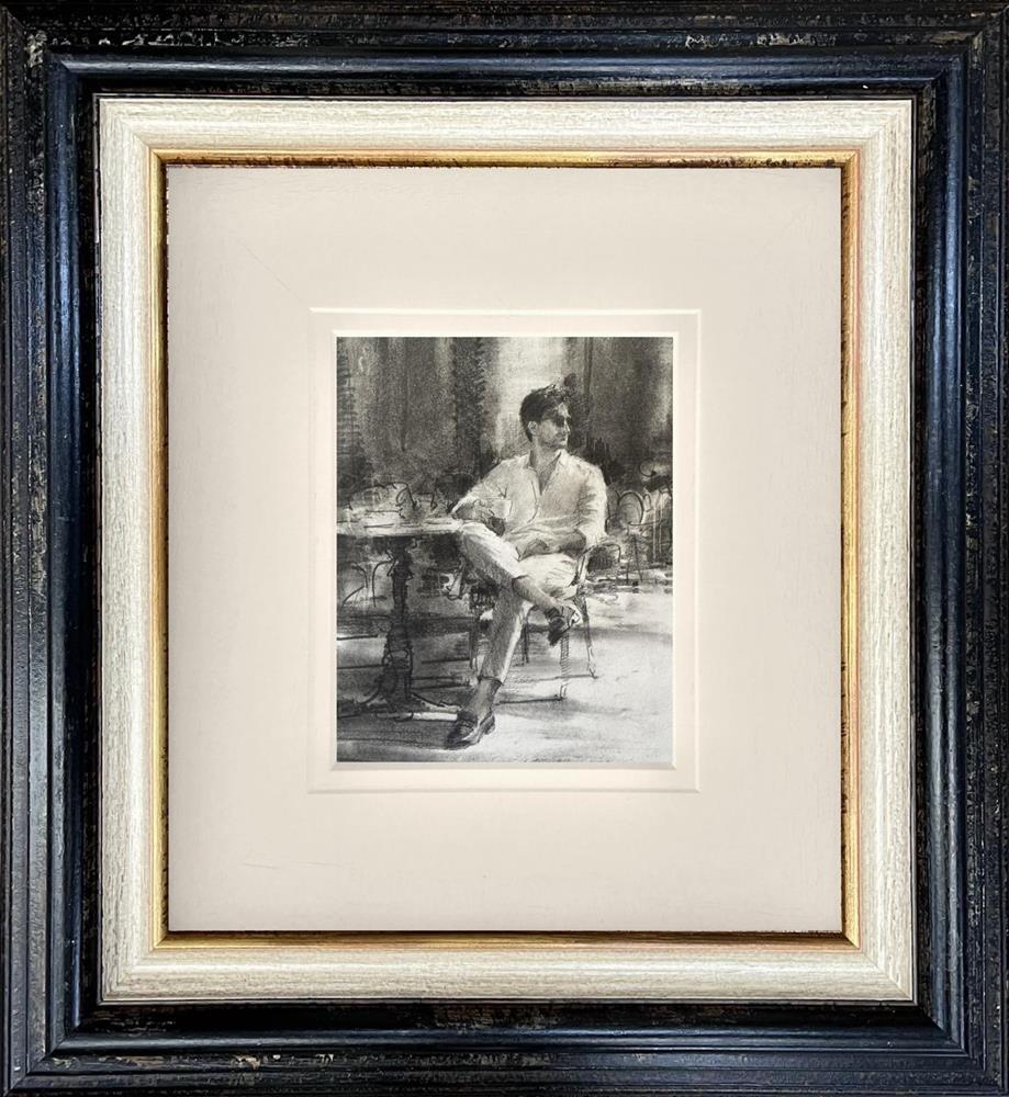 Tony Hinchliffe - 'Endurance Loves A Fire- Study' - Framed Original Artwork